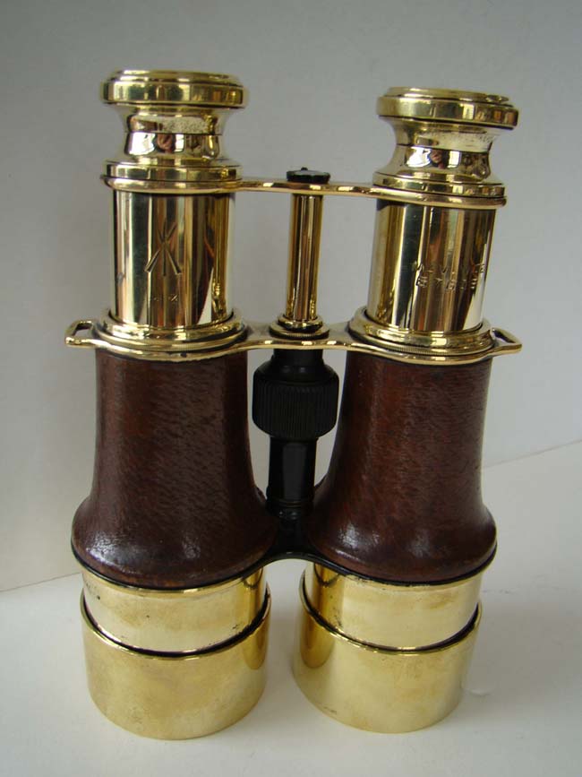 A beautiful pair of high powered antique Binoculars made by 'L.Petiit of Paris' for the British Army circa 1880-1900. — image 3